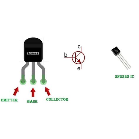 Buy 2N2222 transistor BJT NPN TO-92 at affordable price - Direnc.net®