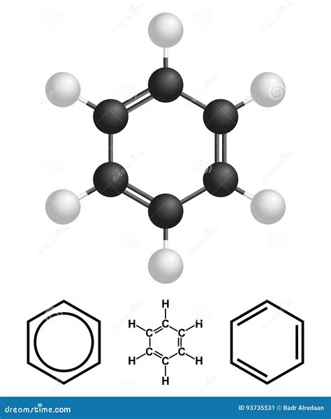 Benzene Structure Royalty-Free Stock Image | CartoonDealer.com #4644514