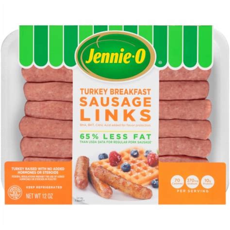 Jennie-O Turkey Breakfast Sausage Links, 12 oz - Kroger