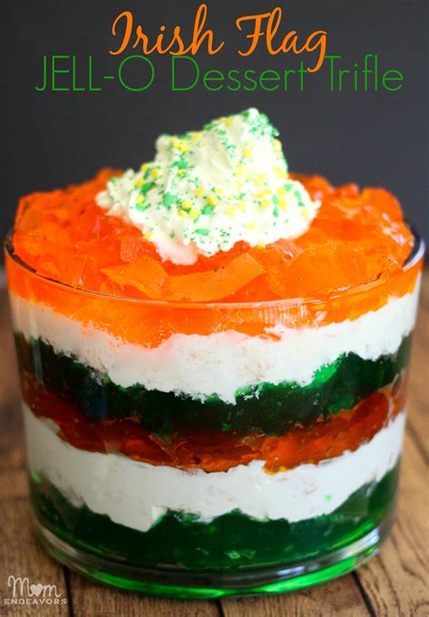St. Patrick’s Day Dessert: Irish Flag Trifle