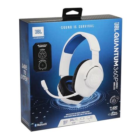 JBL Quantum 360P Console Wireless Over-Ear Gaming Headset with ...