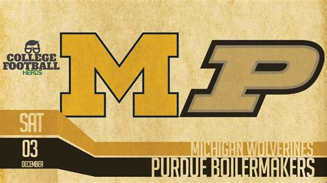 Michigan vs Purdue - Big Ten Conference Championship - Preview ...