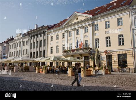 Town Hall Square, Tartu Estonia, Europe Stock Photo - Alamy