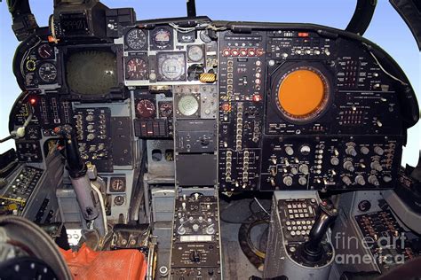 Grumman A-6A Intruder Cockpit Panel Photograph by Wernher Krutein ...