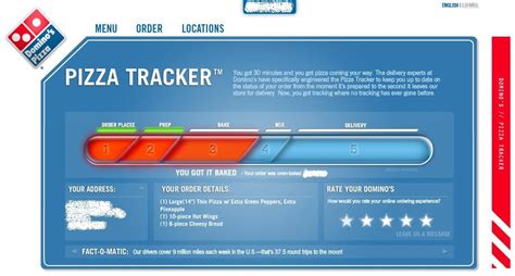 Things We Like: Domino's Pizza Tracker