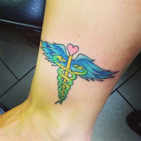 MY Caduceus tattoo that I got! | Caduceus tattoo, Tattoos, Medical tattoo