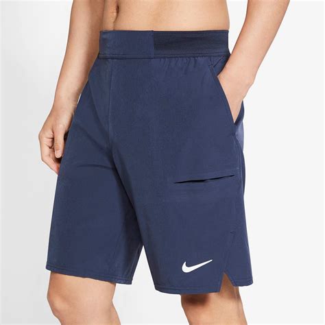 Nike Mens Advantage 9 Inch Tennis Shorts - Navy Blue - Tennisnuts.com