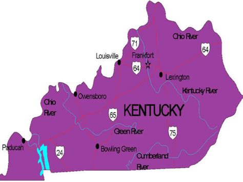 Map of Kentucky
