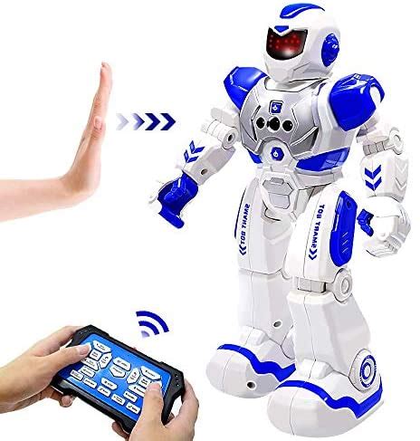 BIBIELF Robot Toys for Kids, RC Programmable Robot Toys for Boy with ...