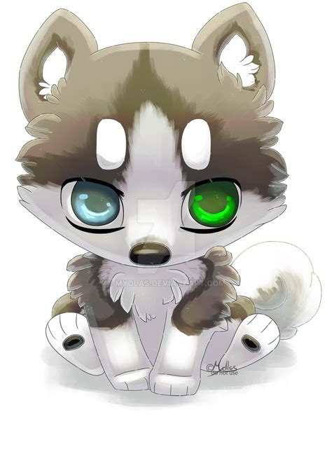 Chibi husky by mydlas on DeviantArt