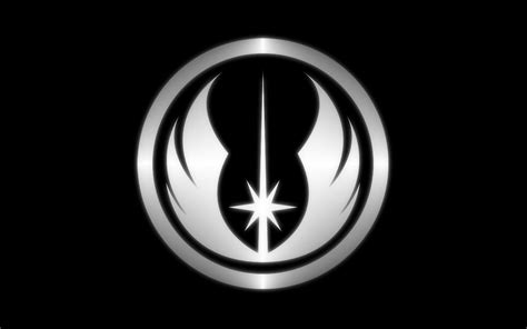 White and black logo, Star Wars HD wallpaper | Wallpaper Flare