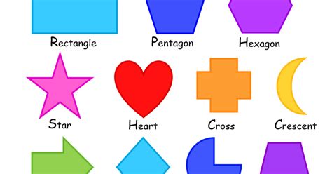 From my heart: Shapes Printable