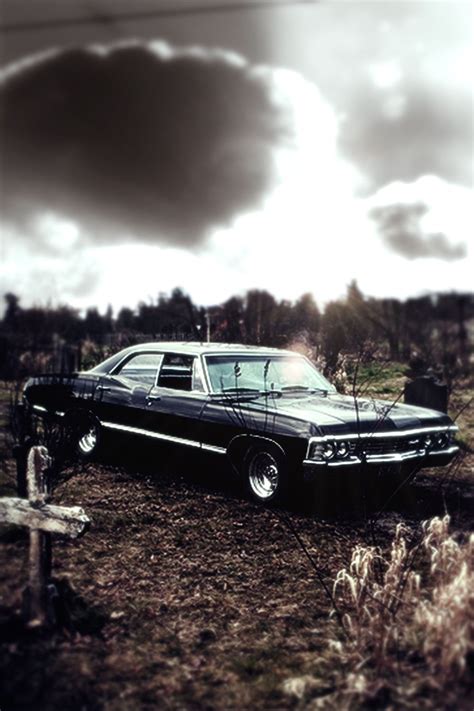 Supernatural '67 Chevy Impala iPhone Wallpaper | Supernatural impala ...