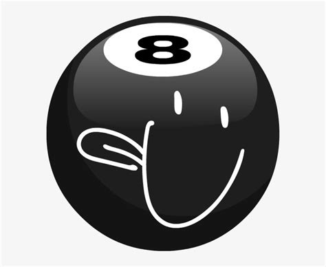 Tennis Ball Clipart Bfb - Battle For Bfdi 8 Ball PNG Image ...