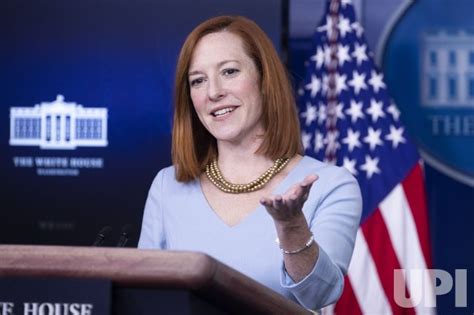 Photo: White House Press Secretary Jen Psaki holds a news briefing at the White House ...