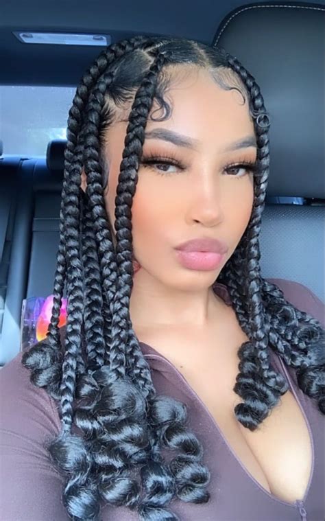 𝓅 𝒾 𝓃 : 𝓁𝒾𝓋𝒹𝒶𝒹𝑜𝓁𝓁🦋 | Big box braids hairstyles, Cute box braids hairstyles, Box braids hairstyles