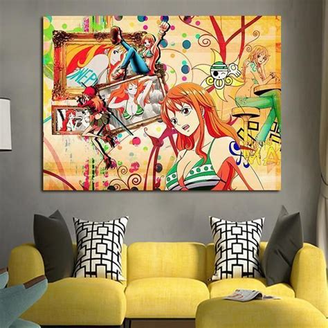 One Piece Nami Wall Art Canvas | Canvas wall art, Art, Wall art