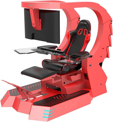 Amazon.com: Gaming Workstation Desk The Ultimate PC Computer Station Gaming Setup Workstation ...