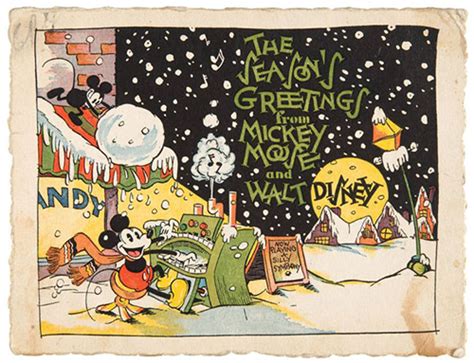 A Look Back at Disney Corporate Christmas Cards - The Walt Disney Company