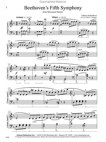 Beethoven's 5th Symphony (Opening Theme, First Movement) | Inspiring ...