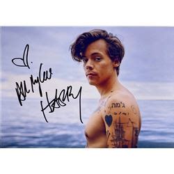 Harry Styles Photo Autograph Signed