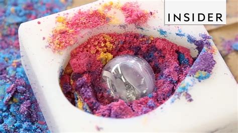 Bath Bombs With Rings Inside - YouTube