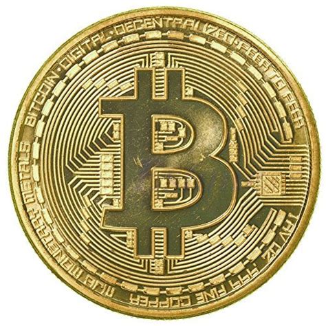 rexul (TM) 1 x vergoldet Bitcoin Münze Collectible BTC Medaille Art ...