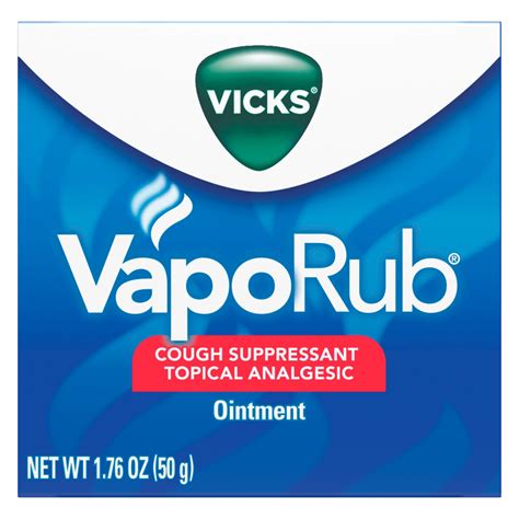 Vicks VapoRub Cough Suppressant Topical Analgesic Ointment