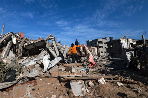 In pictures: Palestinians wake-up to widespread devastation in the ...