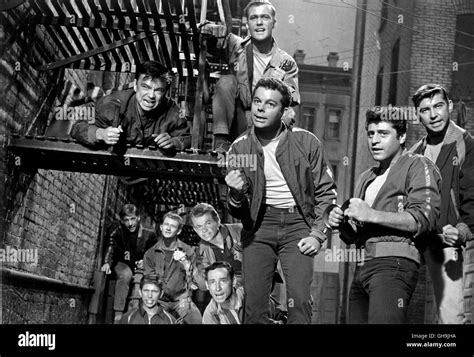 West side story west side story jets Black and White Stock Photos ...