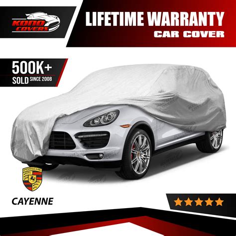 Porsche Cayenne 5 Layer Car Cover Fitted Outdoor Water Proof Rain Snow ...