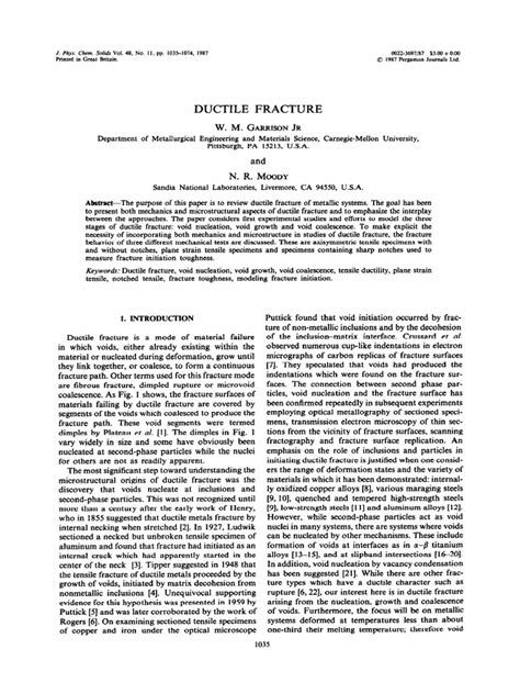 Ductile Fracture | PDF | Fracture | Ductility