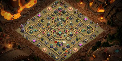 New 2022 COC TH14 War Base layout with layout copy Link - Base of Clans