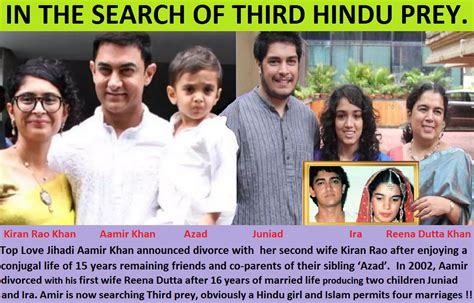 After giving second divorce, devout Muslim Aamir Khan is ready for grabbing his next Hindu prey ...