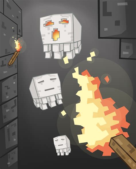 Minecraft Ghast by Ben3555 on DeviantArt