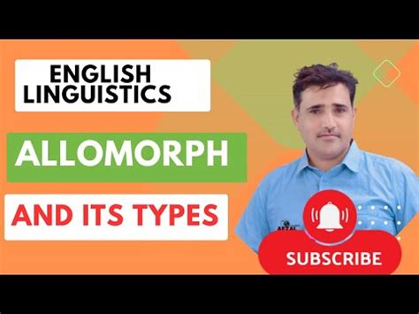 Allomorph and its types #allomorph - YouTube