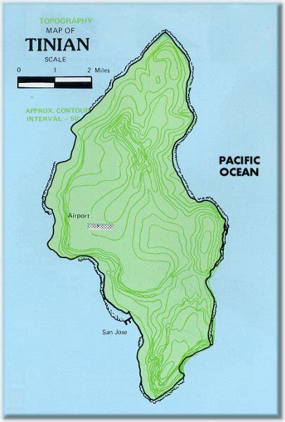 Maps of Tinian and Northern Marianas