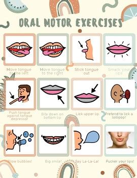 Oral motor exercises – Artofit