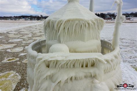 Winter Storm Brings Lake Michigan Rare Ice 'Sculptures' - Newsweek