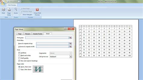 How To Print The Gridlines In Microsoft Excel - YouTube