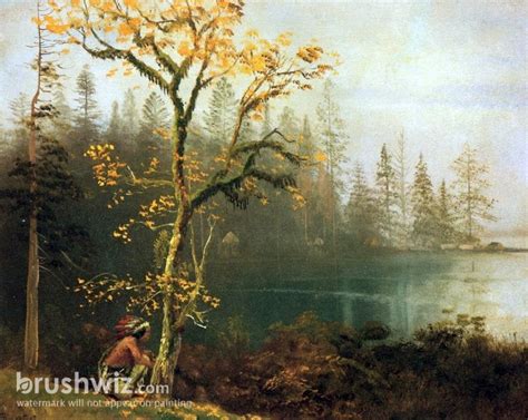 Indian Scout by Albert Bierstadt - Oil Painting Reproduction