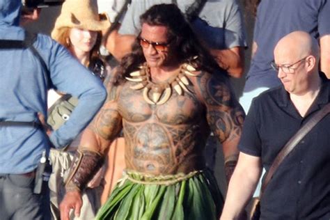 Dwayne Johnson Films Live-Action 'Moana' in Hawaii: Photos