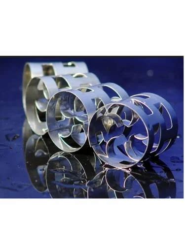 Cylindrical Stainless Steel Pall Rings at best price in Vadodara | ID ...