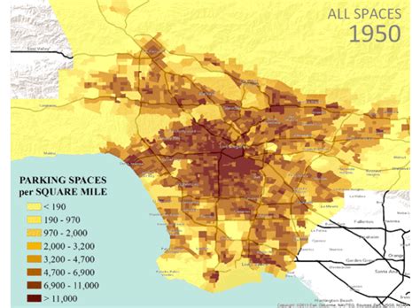 Los Angeles Parking Hot Zones Map
