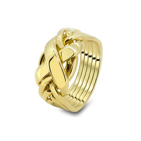 Womens Gold 6RX-L | Puzzle Rings Creations