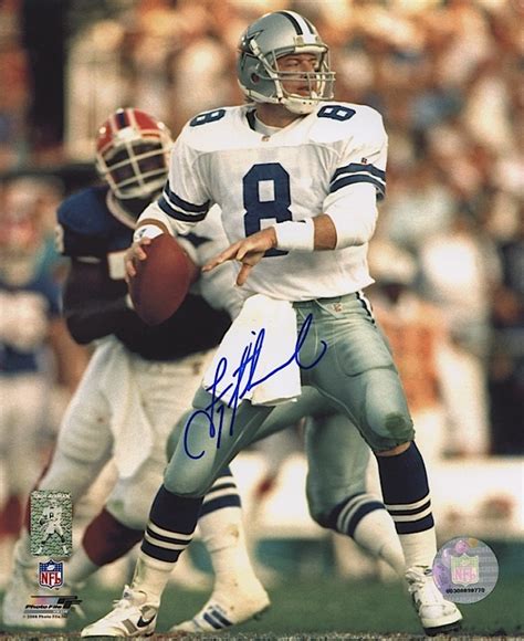 Troy Aikman Signed Cowboys 8x10 Photo (Aikman Hologram) | Pristine Auction