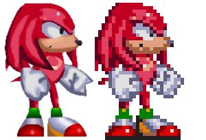 Knuckles sprite by tailsairlines on DeviantArt