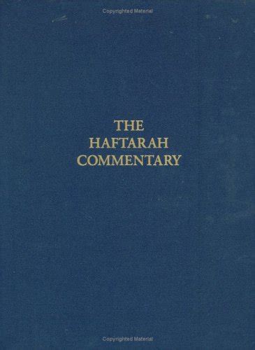 The Haftarah Commentary by W. Gunther Plaut