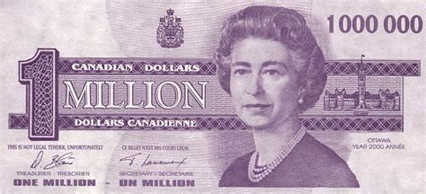 Is There A 1 Million Dollar Bill In Canada | Webphotos.org