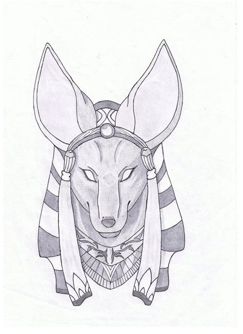 Anubis drawing, Easy drawings, Egypt tattoo